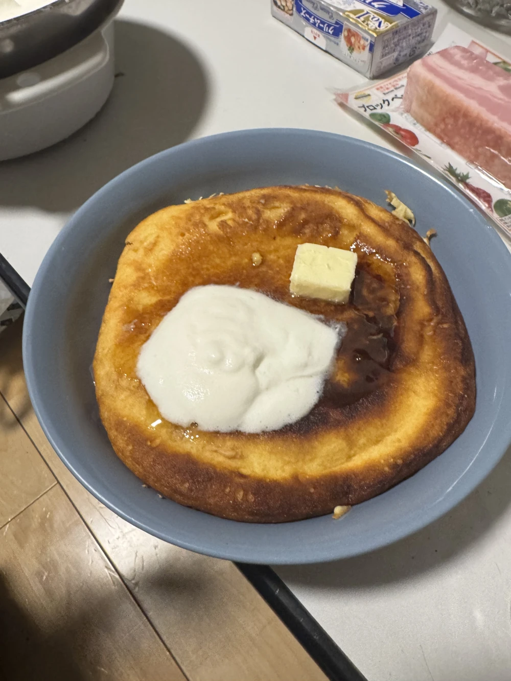 パンケーキ作ってみた