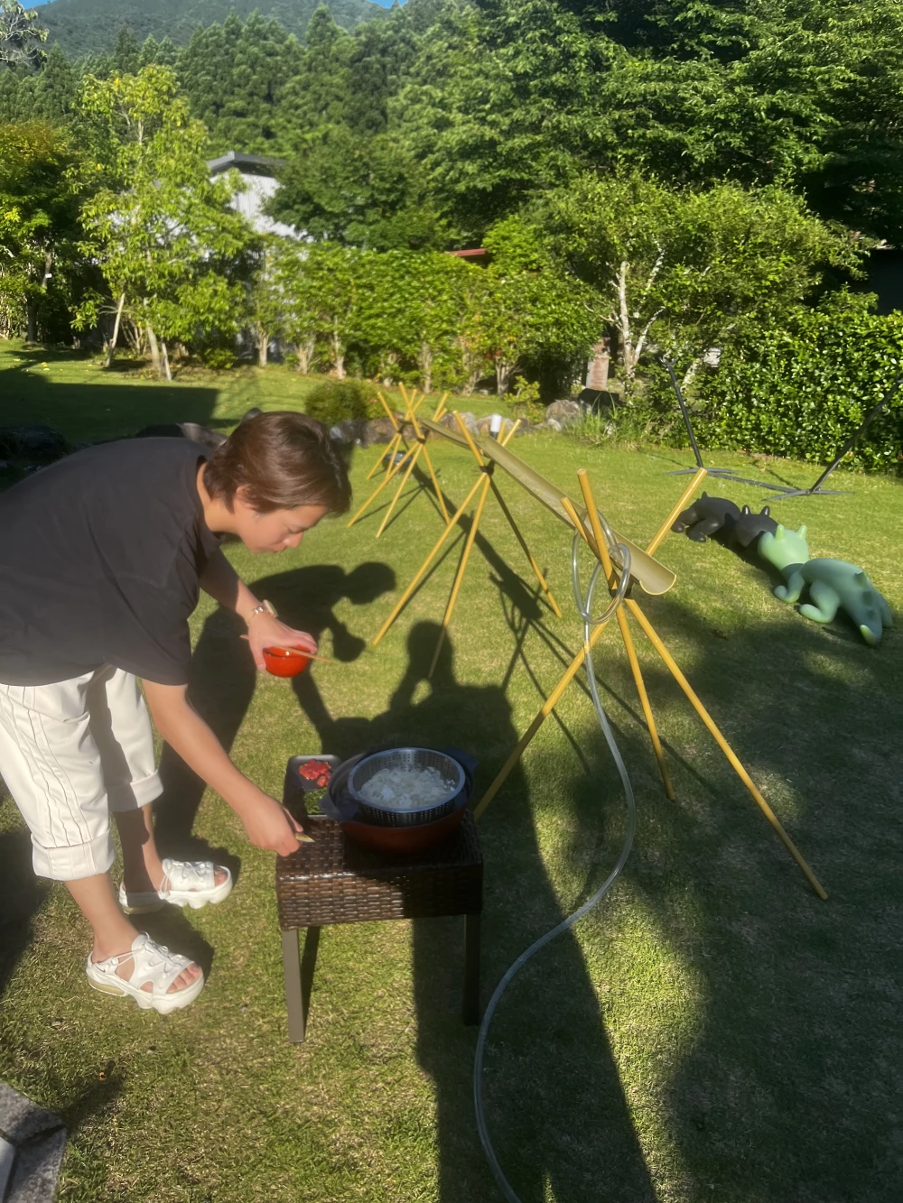 流しそうめん🌻✨